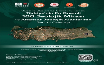 Workshop on Selection of Turkey's 100 Most Important Geological Heritage and Key Geological Sites for National and International Visibility
