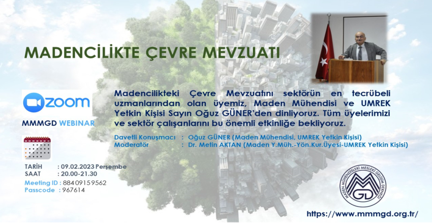 MADENCİLİKTE ÇEVRE MEVZUATI SUNUMU