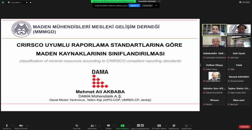 CRIRSCO Uyumlu Raporlama Standartlarına Göre Maden Kaynak Sınıflandırılması