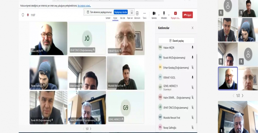 Maden Haritacılığı ve Maden Ölçmeleri Çalıştayı Çalışma Grubu Toplantısı