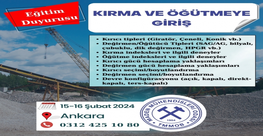 Kırma ve Öğütmeye Giriş